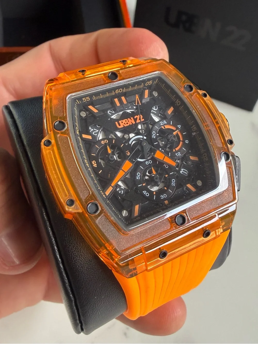 URBN 22 Nitro Blazing Orange Chronograph Watch